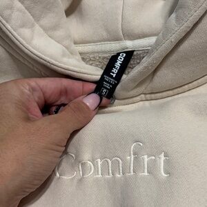 Comfrt Cream Hoodie & Pants- set